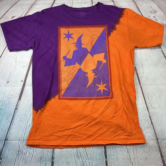 Harry Potter Weasleys Wizard Wheezes Shirt Mens Large Purple Orange Graphic - Picture 2 of 7